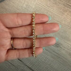 BaubleBar Amalie Gold Tennis Bracelet